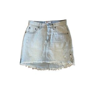 One Teaspoon denim skirt.